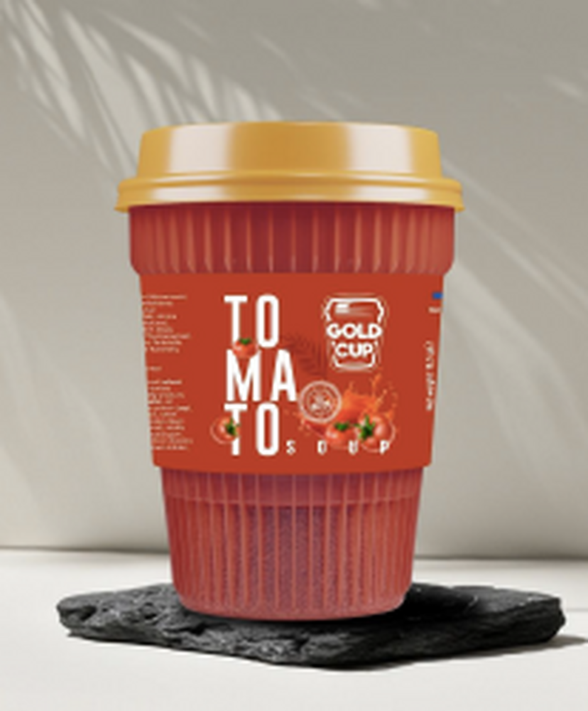 Gold Cup Tomato soup cup