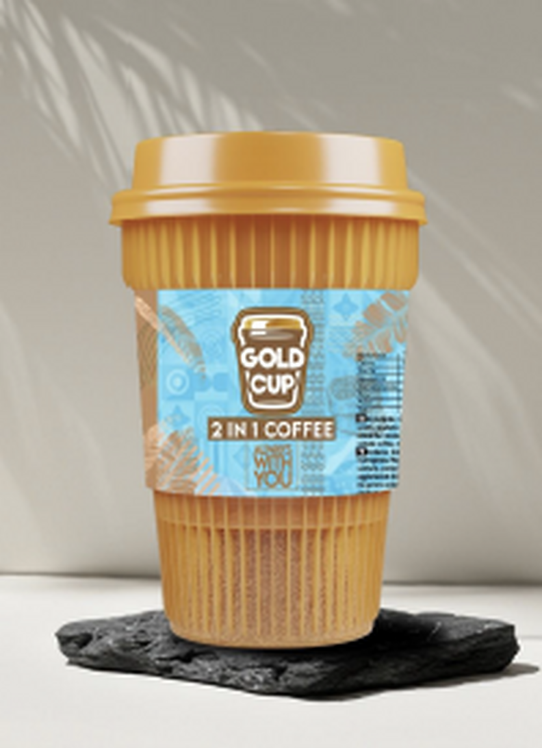Gold Cup 2 in 1 Coffee cup